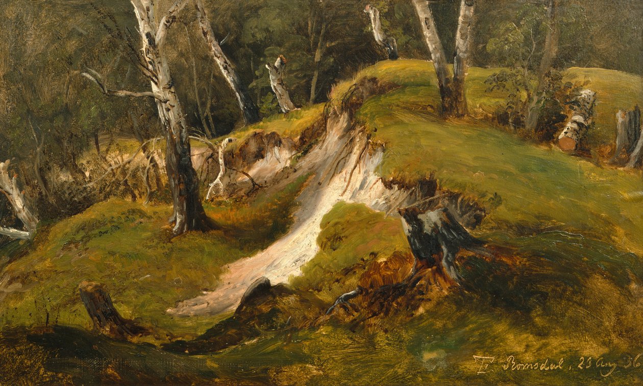 Birckbestanden in Romsdal door Thomas Fearnley