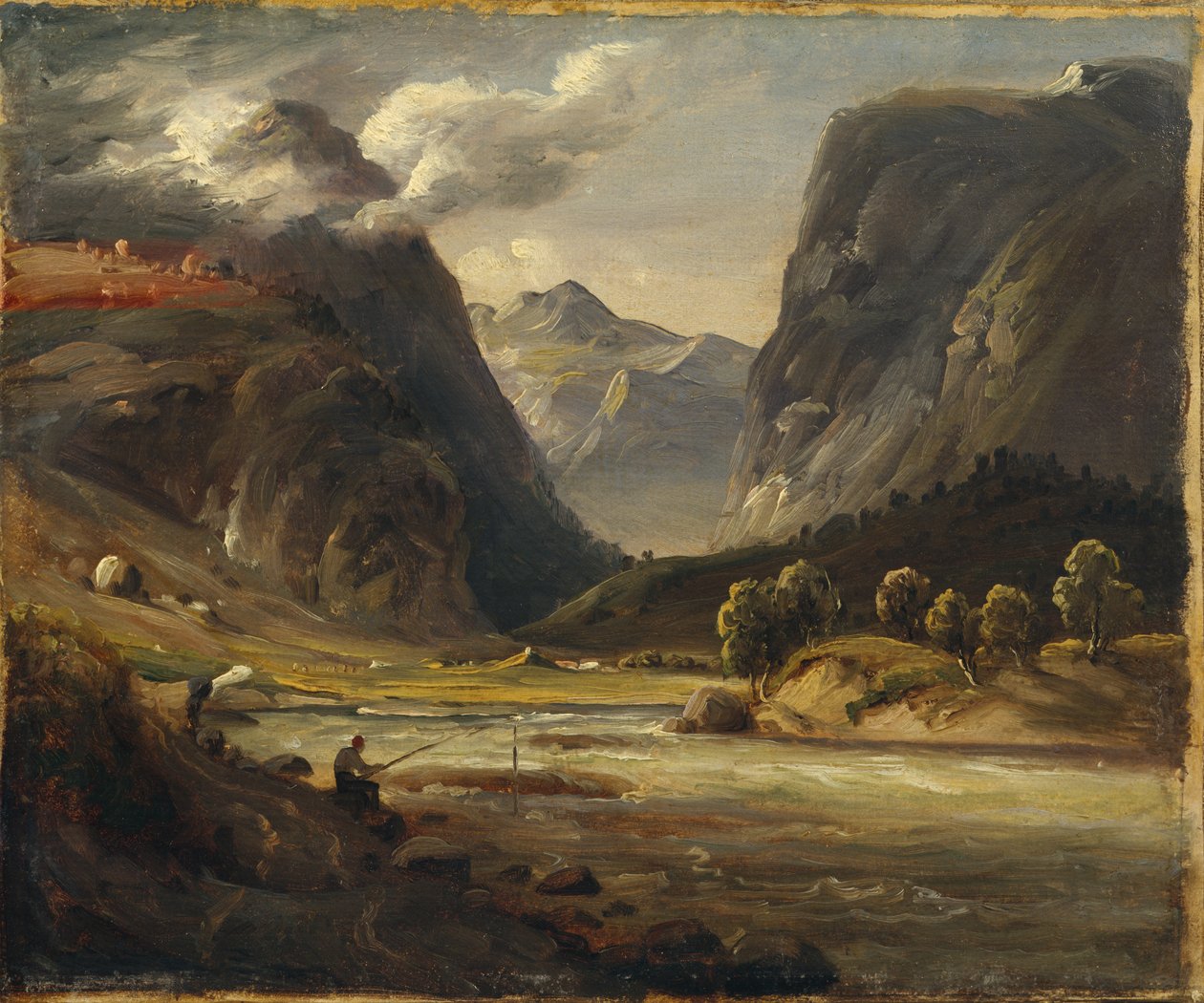 Van Aurland in Sogn door Thomas Fearnley