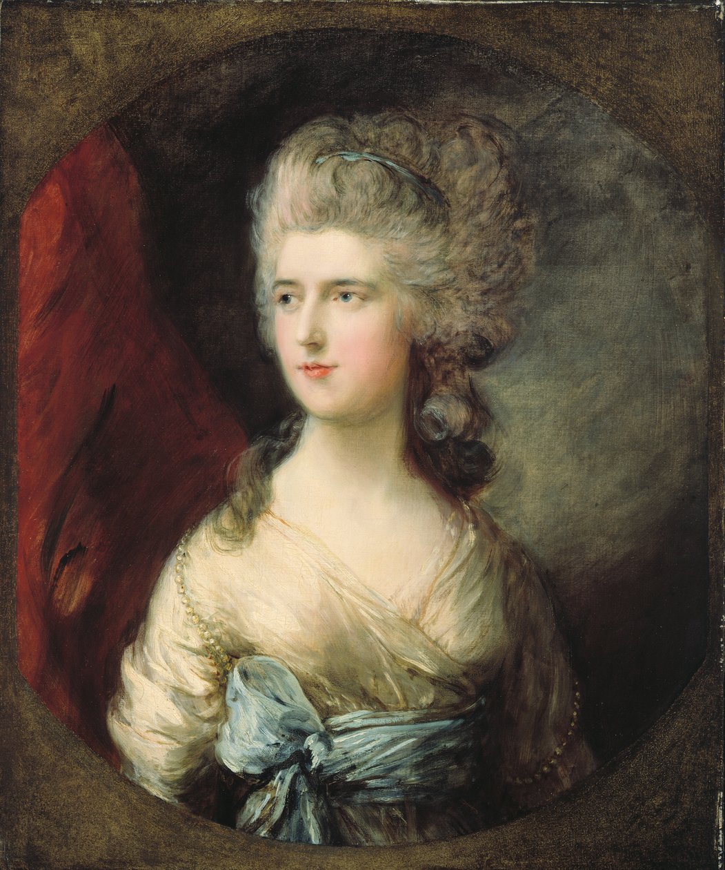 Lady Anna Horatia Waldegrave, ca. 1783 door Thomas Gainsborough