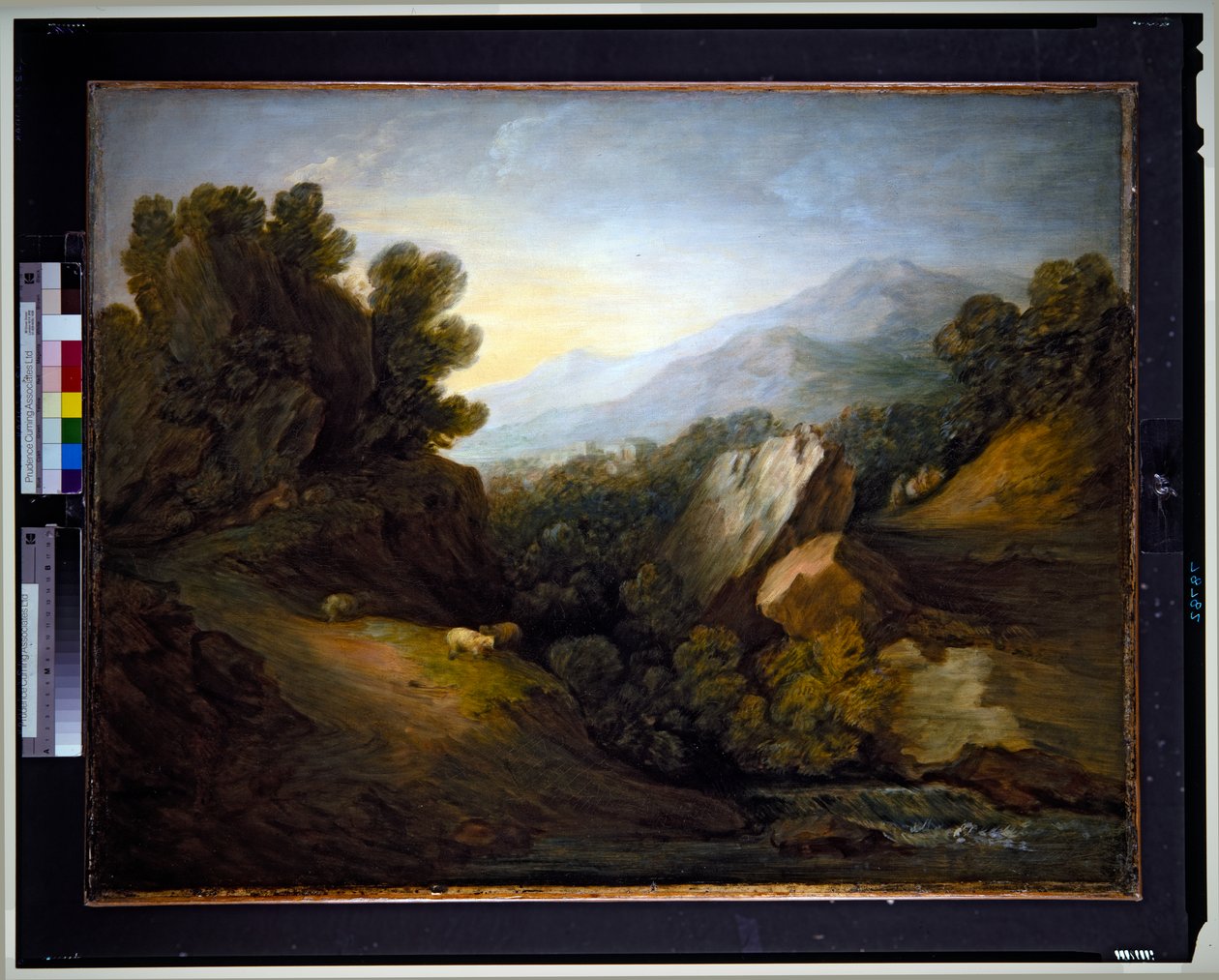 Landschap door Thomas Gainsborough