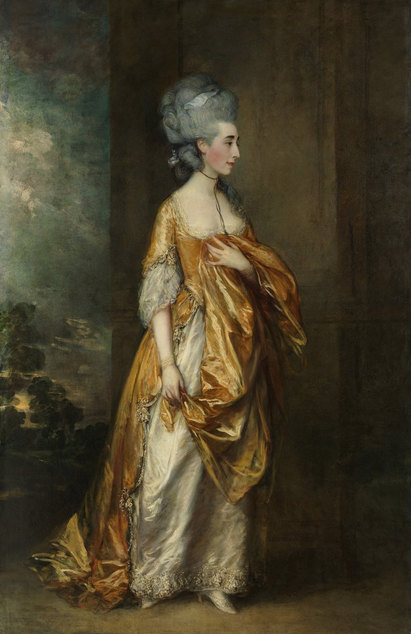 Mevrouw Grace Dalrymple Elliott door Thomas Gainsborough