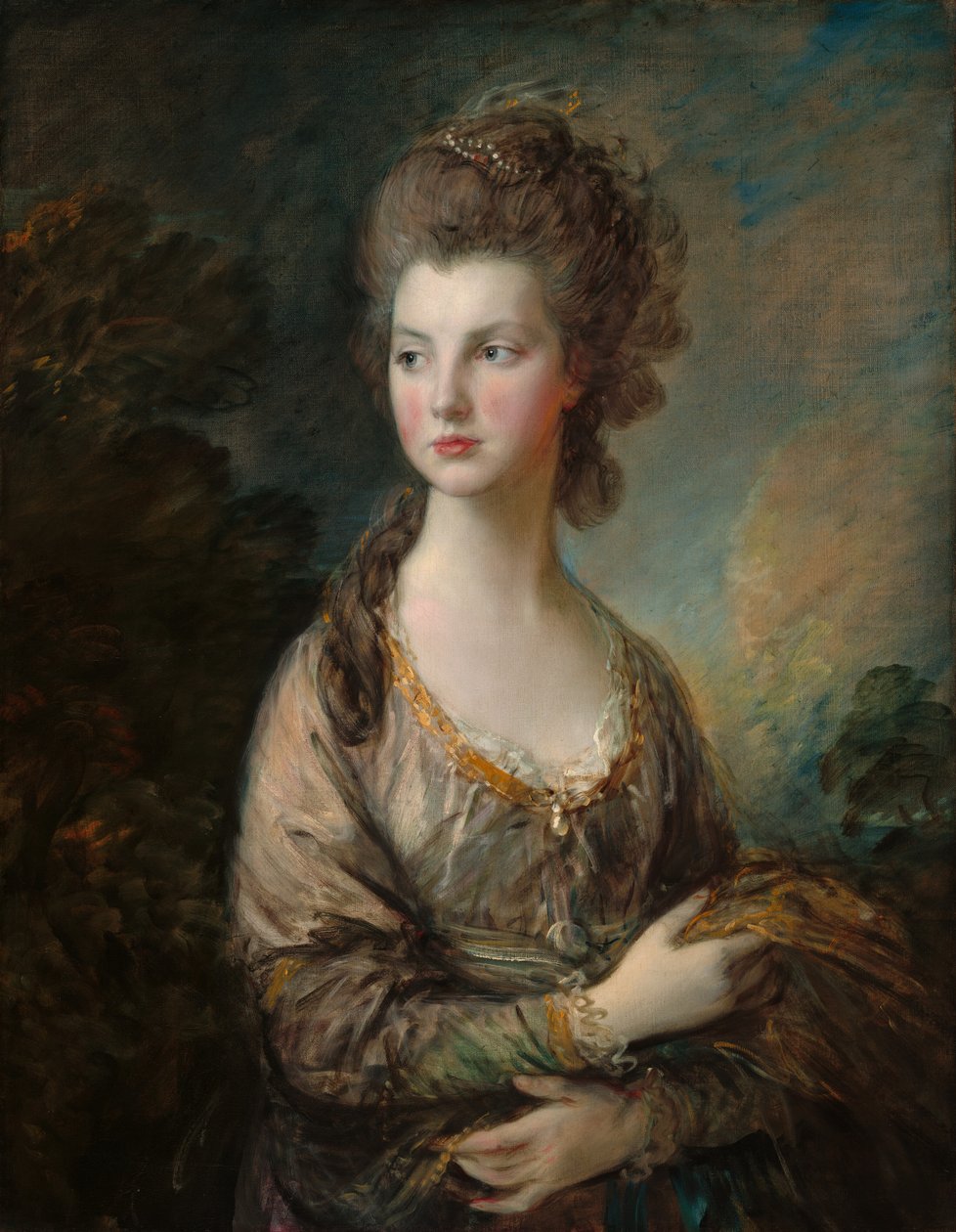 De Eerwaarde Mevrouw Thomas Graham door Thomas Gainsborough