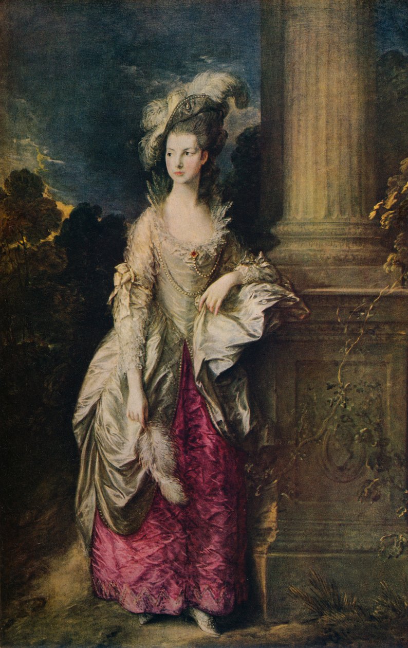 De Eerwaarde Mevrouw Graham, 1775-1777 door Thomas Gainsborough