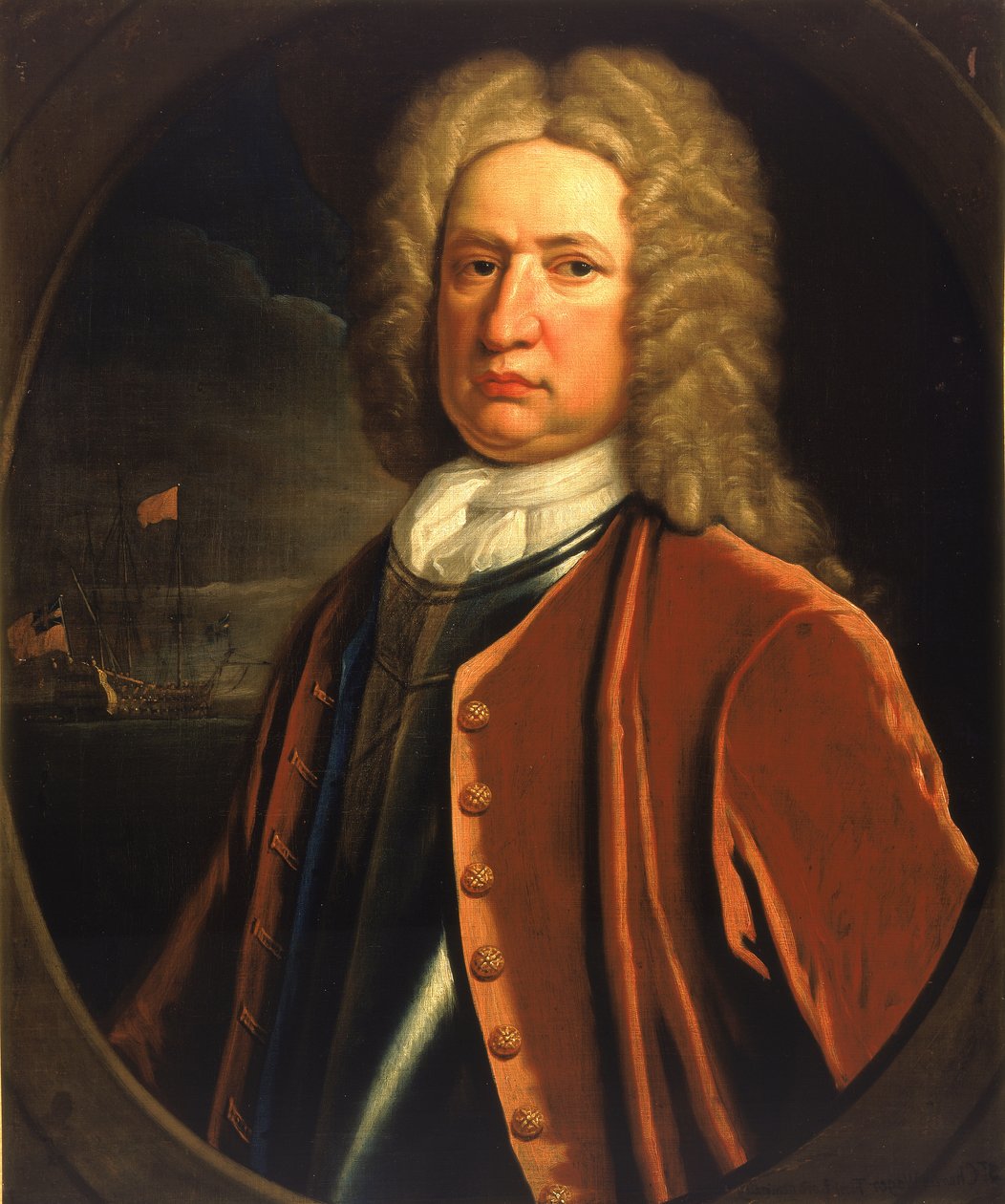 Admiraal Sir Charles Wager (1666-1743) door Thomas Gibson