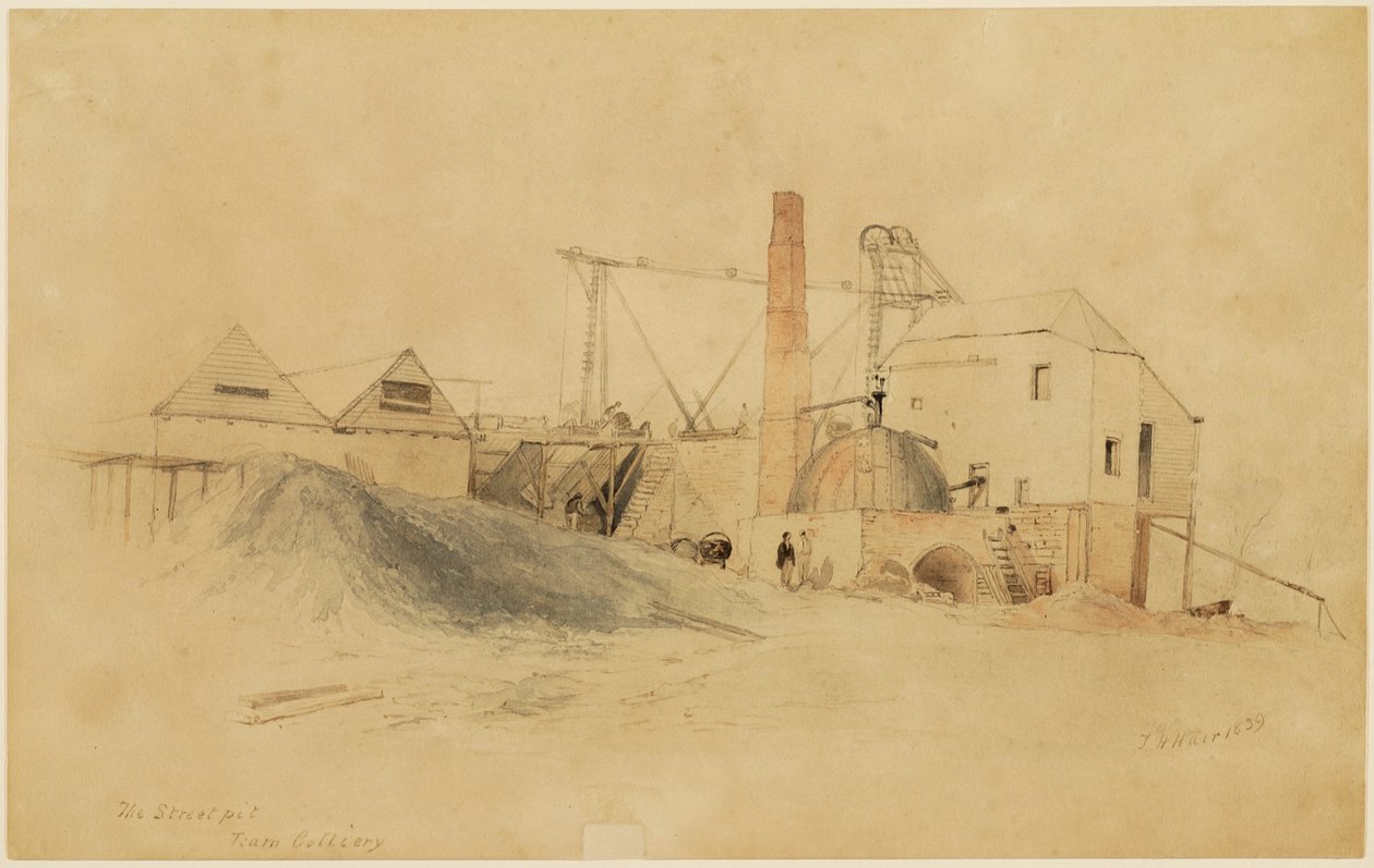 De Steet Pit, Team Colliery door Thomas H. Hair