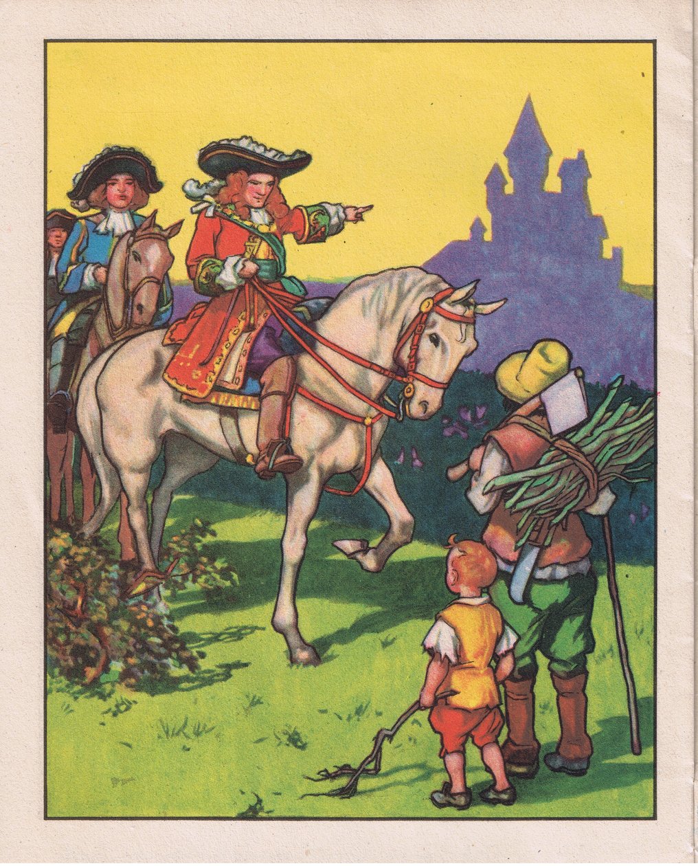 Een knappe jonge prins kwam (litho) door Thomas Heath Robinson