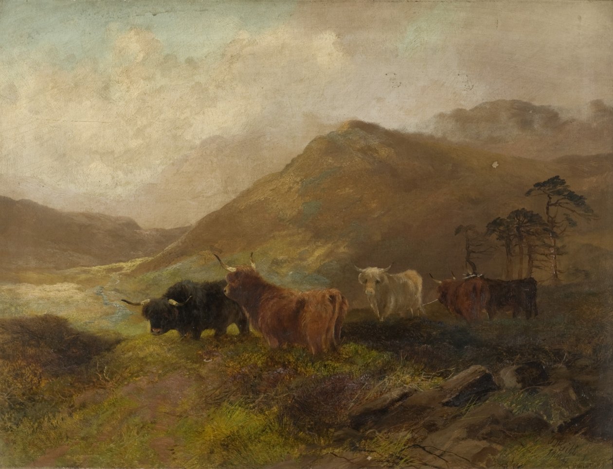 Zomertijd op de Cheviots door Thomas Henry Gibb