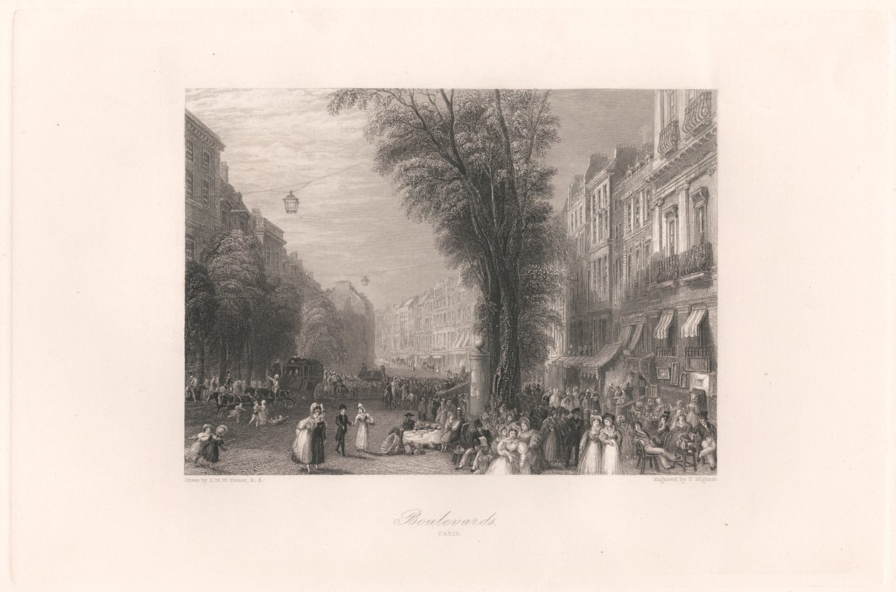 Boulevards, Parijs door Thomas Higham