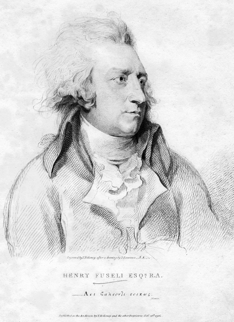 Henry Fuseli, 18e eeuw door Thomas Holloway