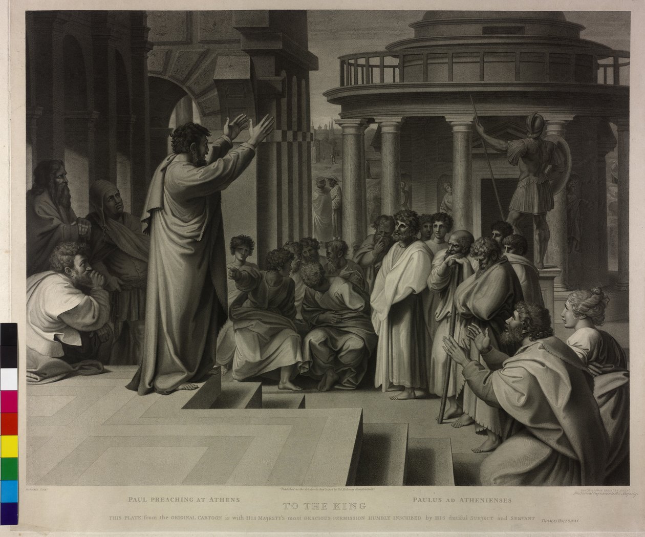 Paulus predikt in Athene door Thomas Holloway