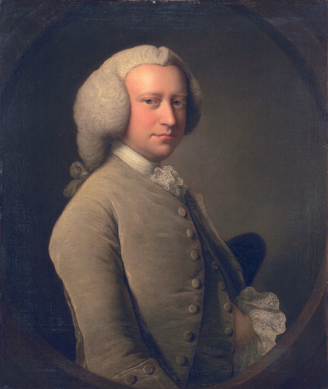 Dr. Isaac Schomberg, ca. 1750-60 door Thomas Hudson