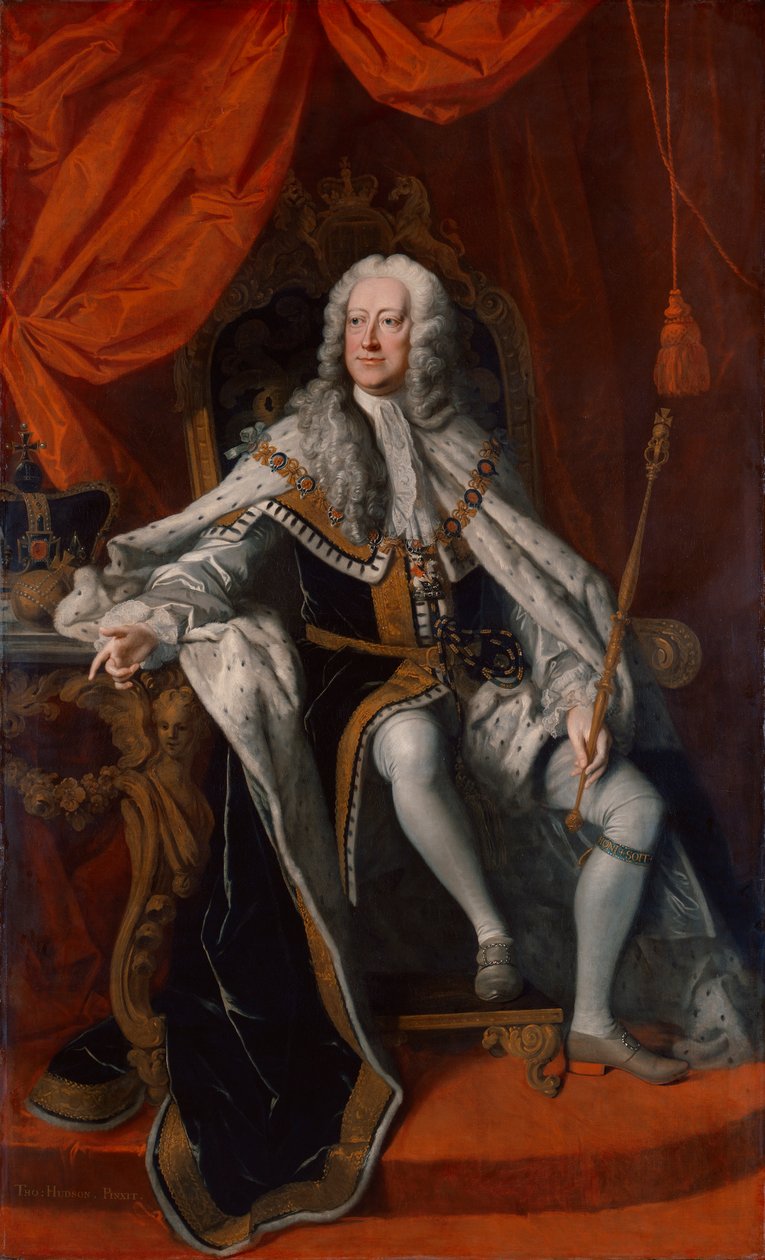 Koning George II door Thomas Hudson