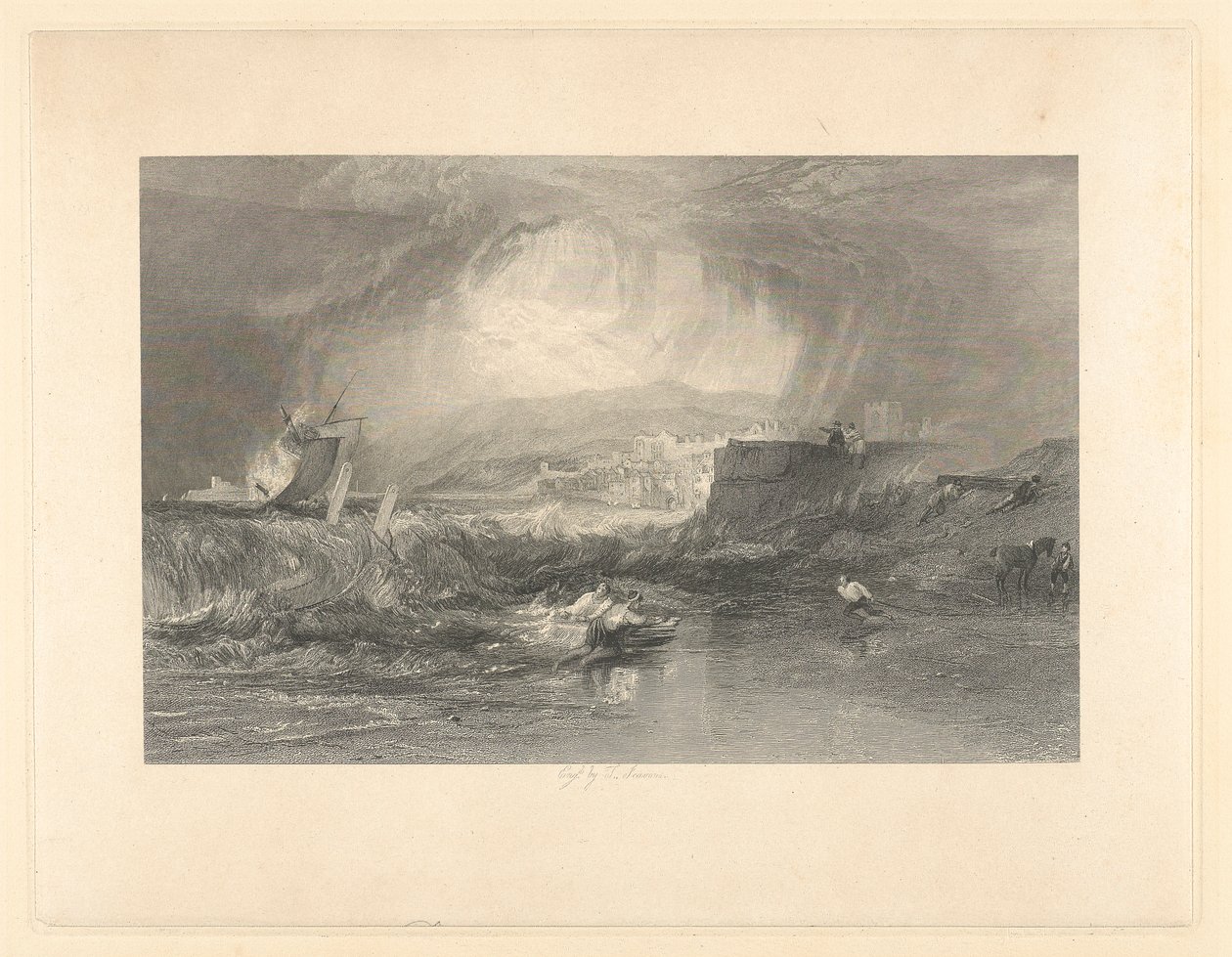 Lyme Regis, Norfolk door Thomas Jeavons