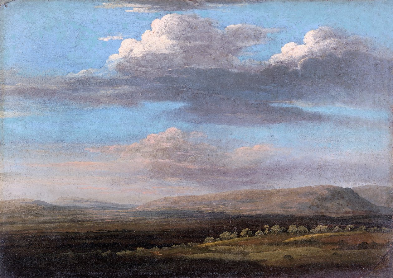 Een Uitzicht in Radnorshire, 1776 door Thomas Jones