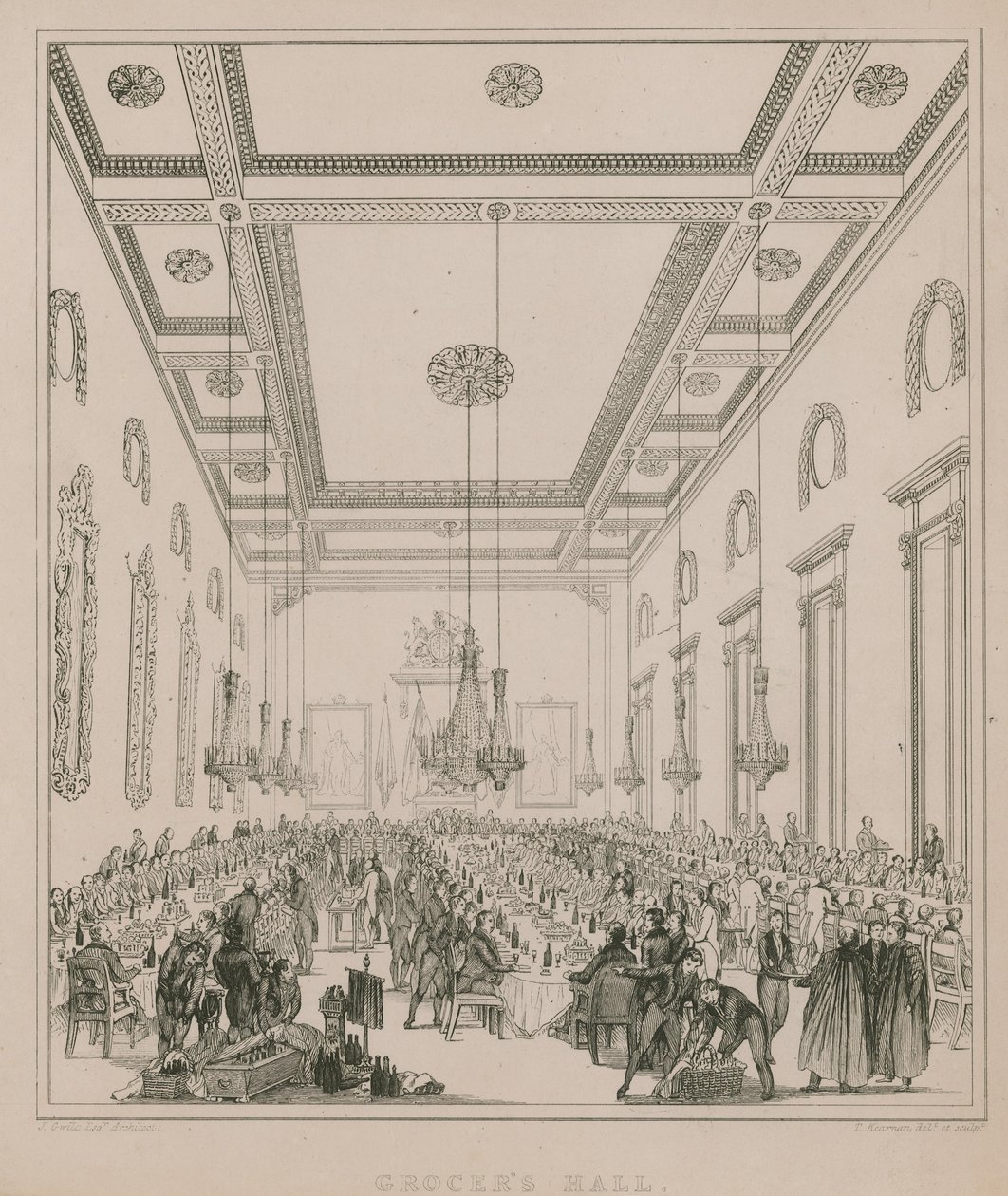 Grocers Hall, Londen door Thomas Kearnan