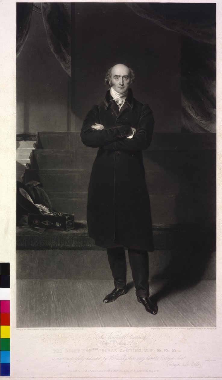 George Canning door Thomas Lawrence