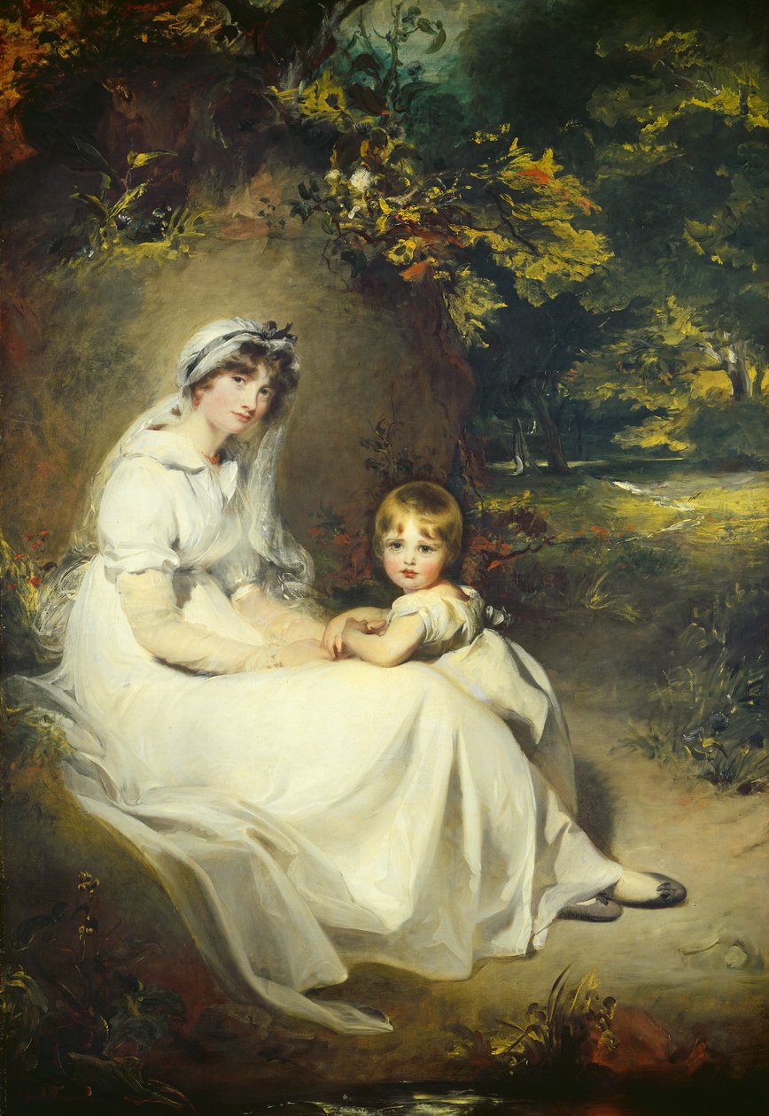 Lady Mary Templetown en haar zoon, 1802 door Thomas Lawrence