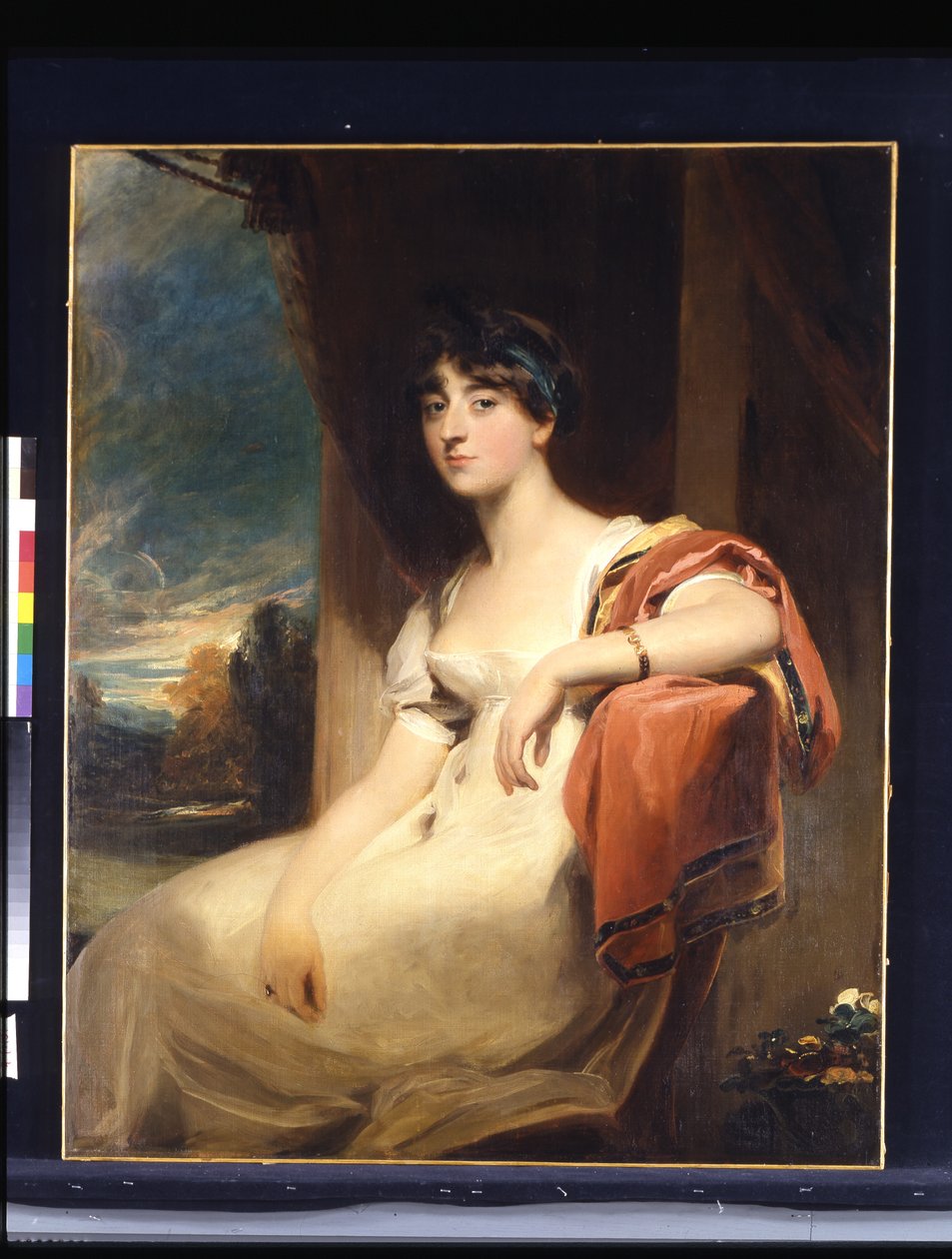 Miss Harriet Clements door Thomas Lawrence