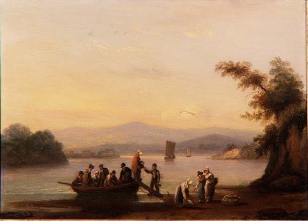 Op de Dart bij Dittisham door Thomas Luny