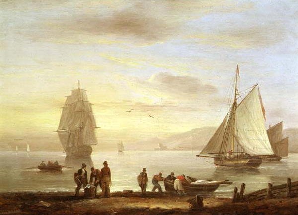 Zeegezicht door Thomas Luny