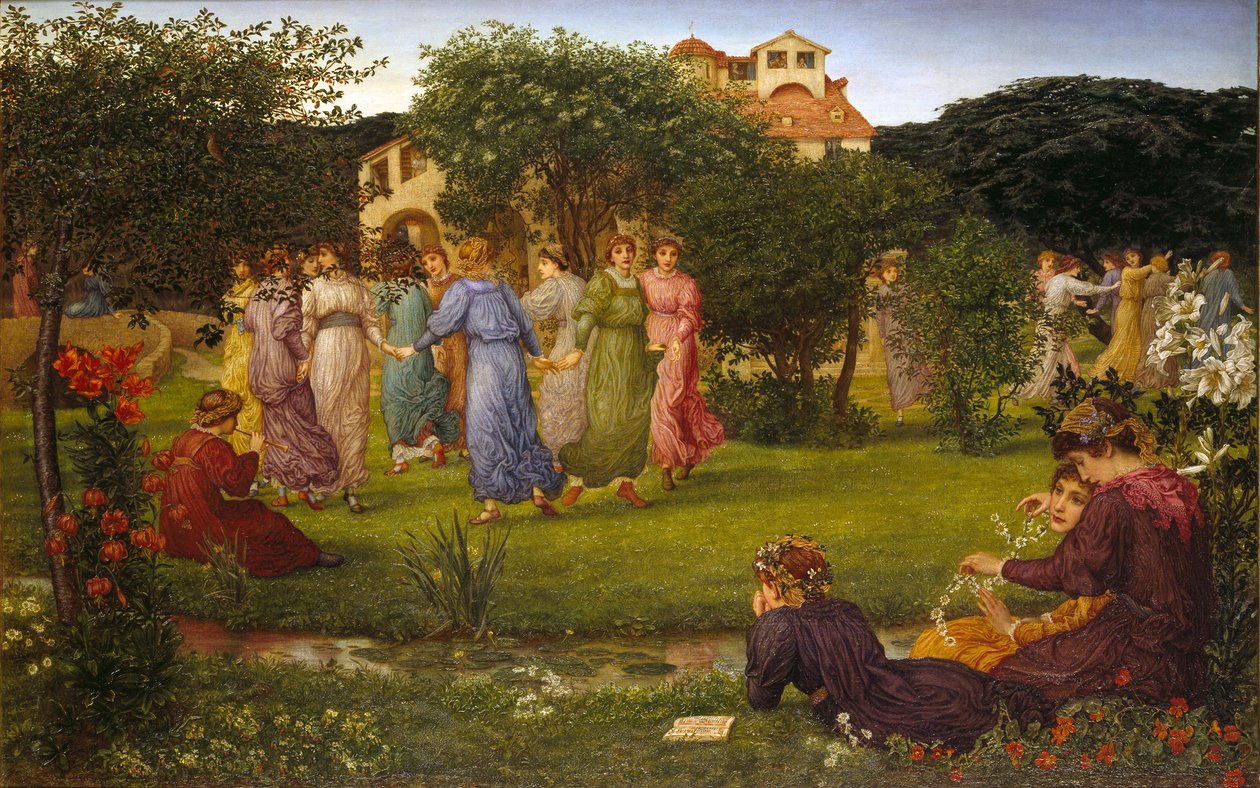 De Dansende Meisjes, 1882 door Thomas Matthews Rooke