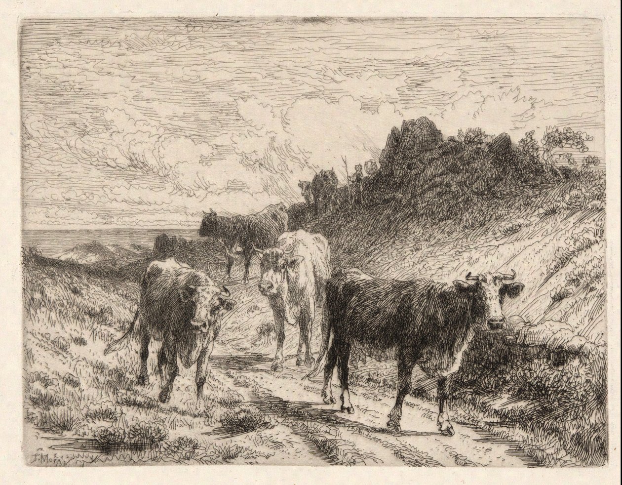 Koeien door Thomas Moran