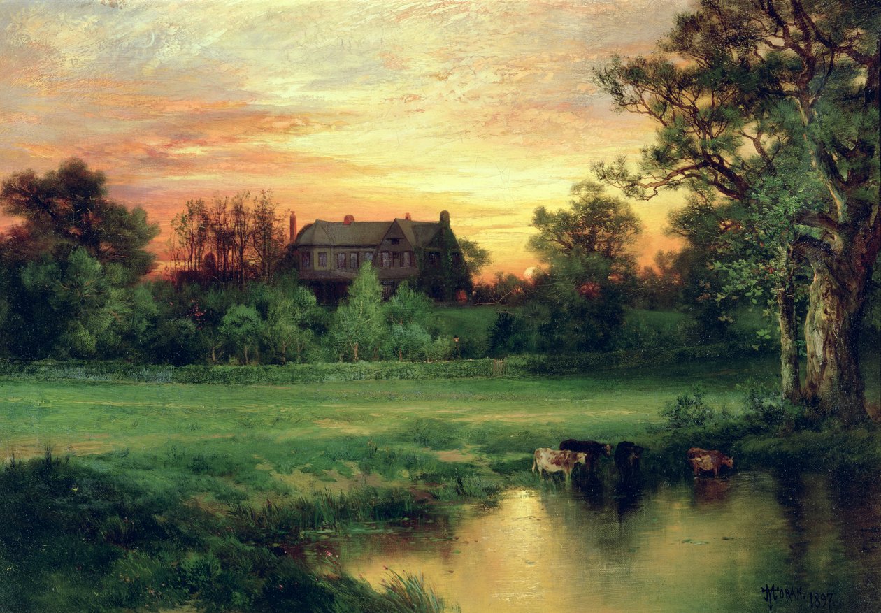 Easthampton, Long Island door Thomas Moran