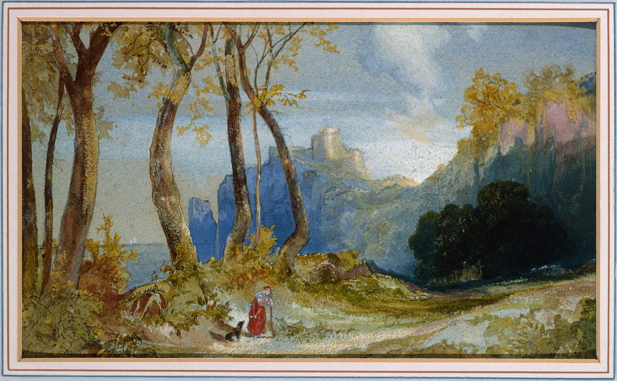 In de heuvels door Thomas Moran