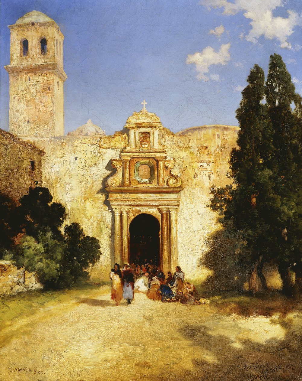 Maravatio, Mexico, 1912 door Thomas Moran