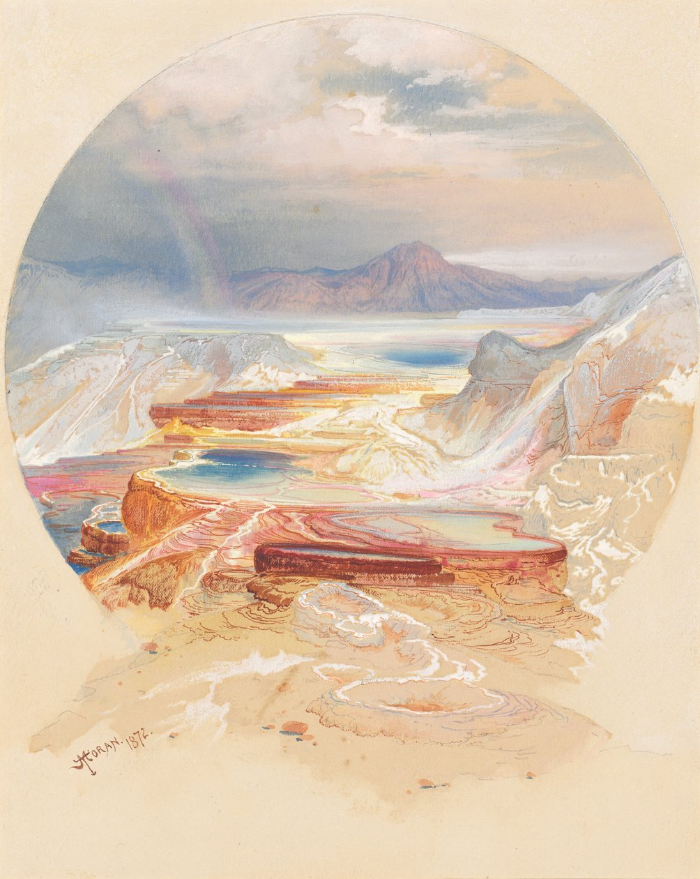 Minerva Terras, Yellowstone door Thomas Moran