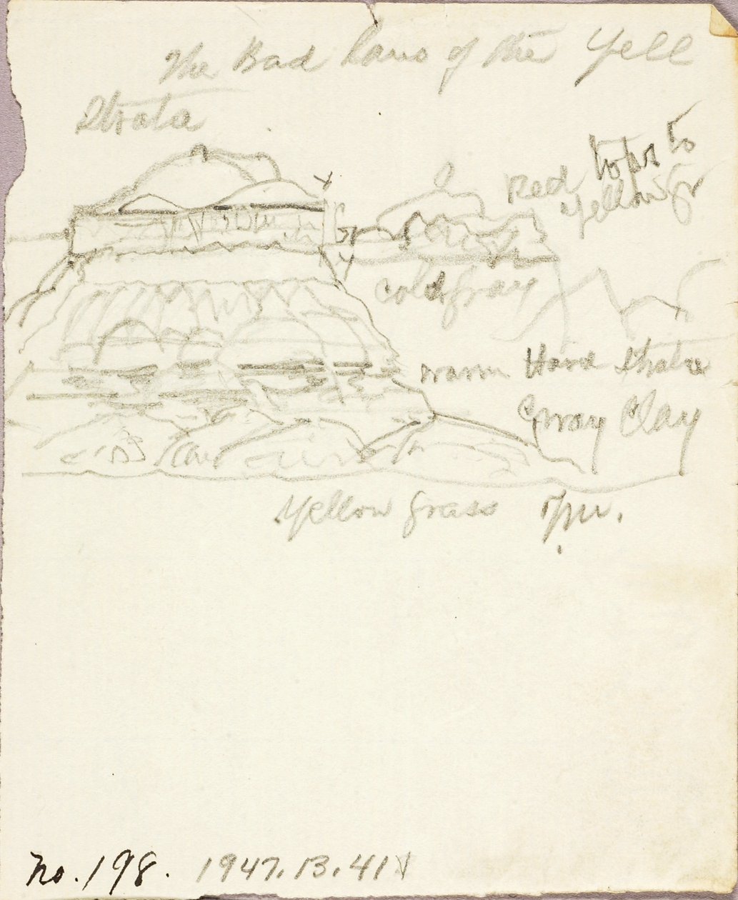 De woeste gronden van Yellowstone door Thomas Moran