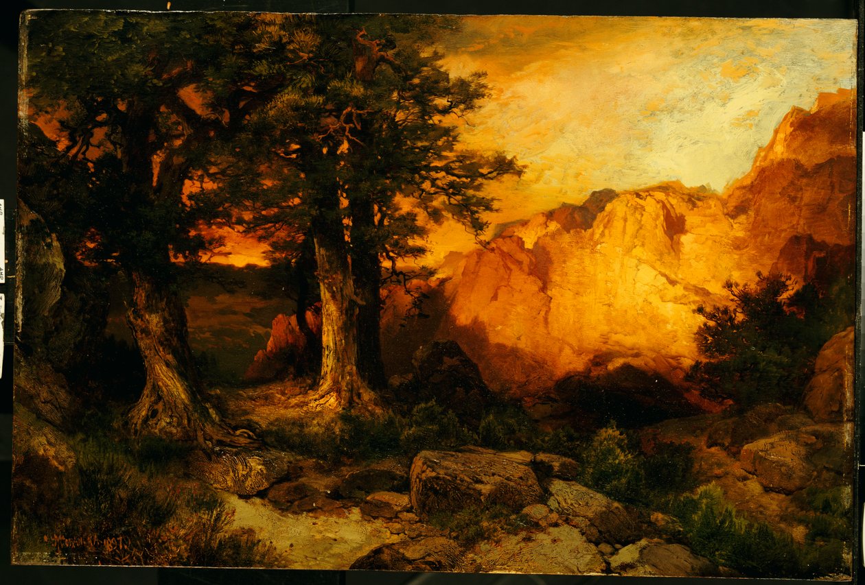 De Grand Canyon, 1897 door Thomas Moran