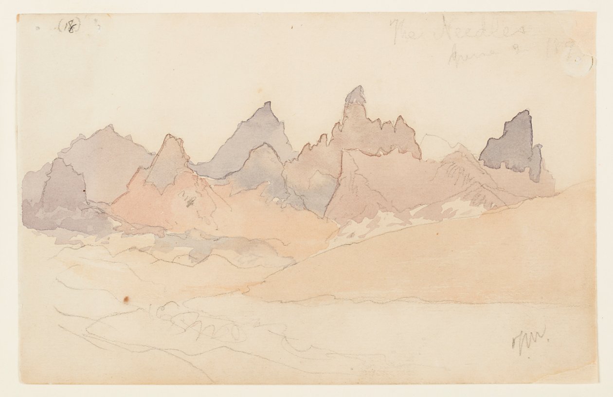 De Naalden door Thomas Moran
