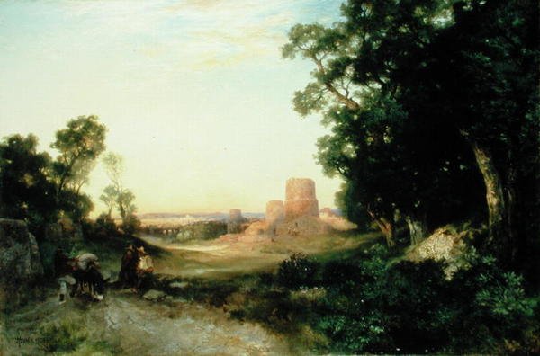 Tula, de oude hoofdstad van Mexico door Thomas Moran