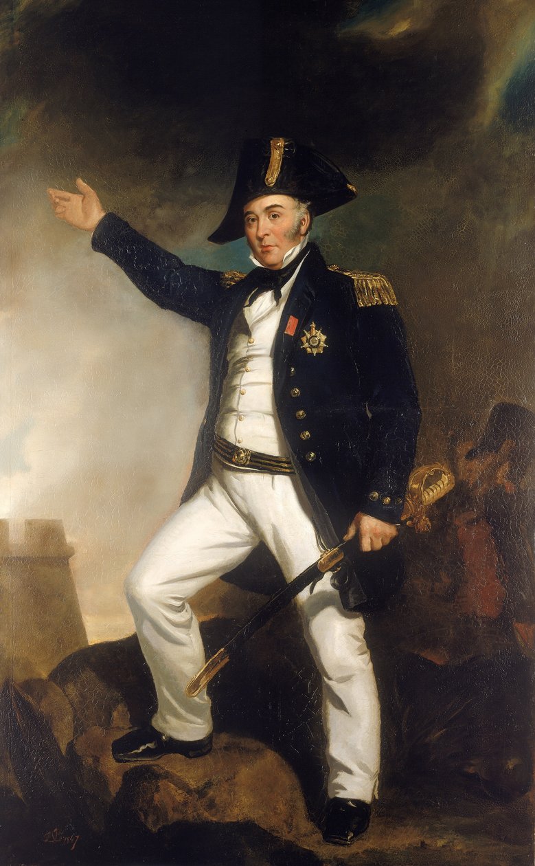 Admiraal Sir Charles Napier (1786–1860) door Thomas Musgrave Joy