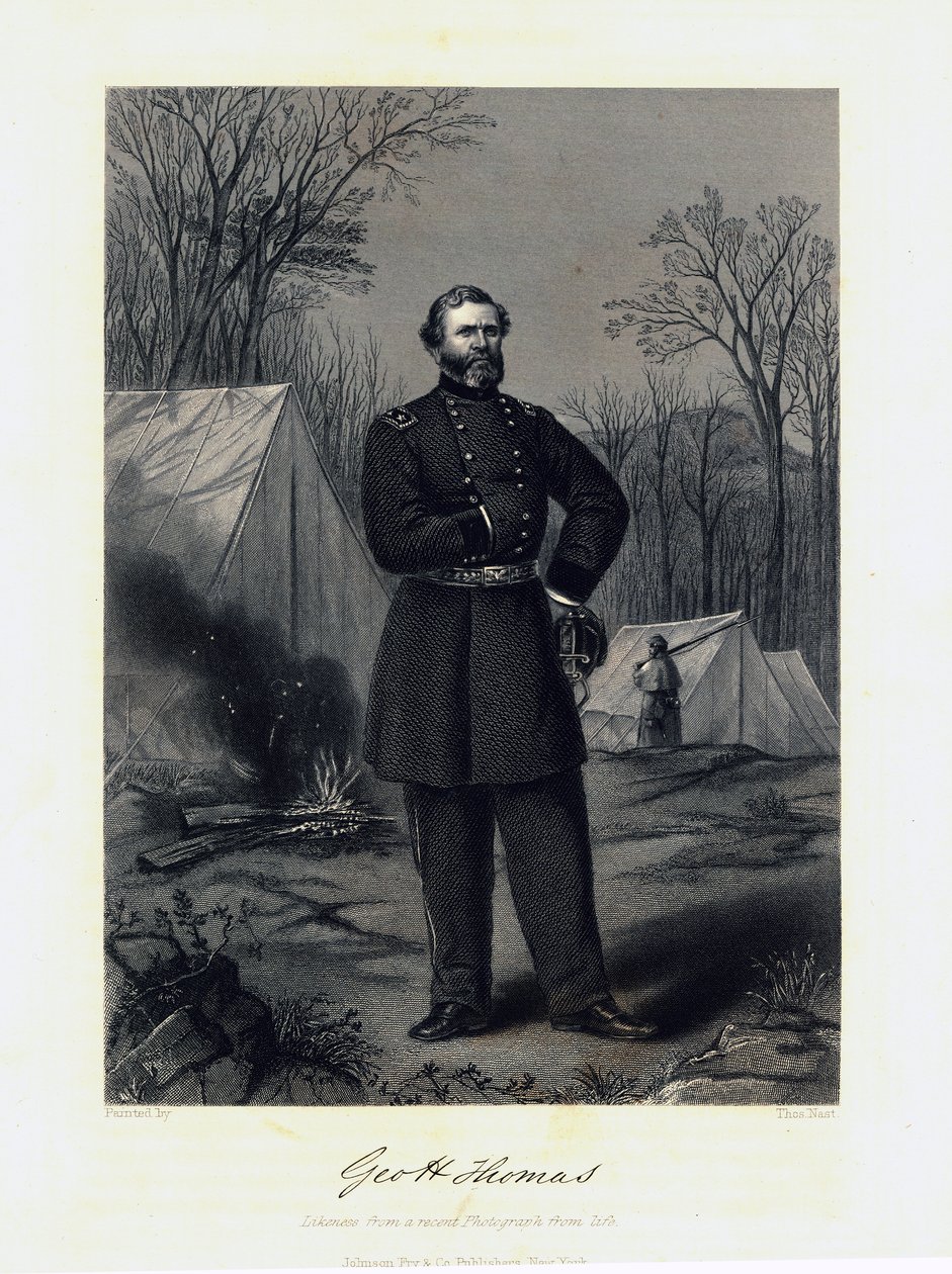 "Gen. George H. Thomas" (Unie) door Thomas Nast