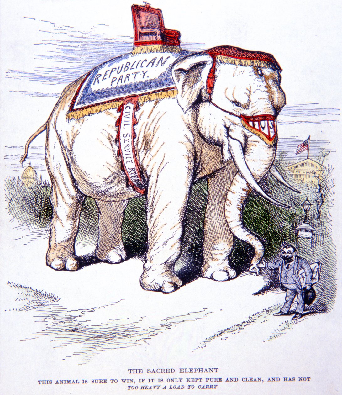 De Heilige Olifant door Thomas Nast