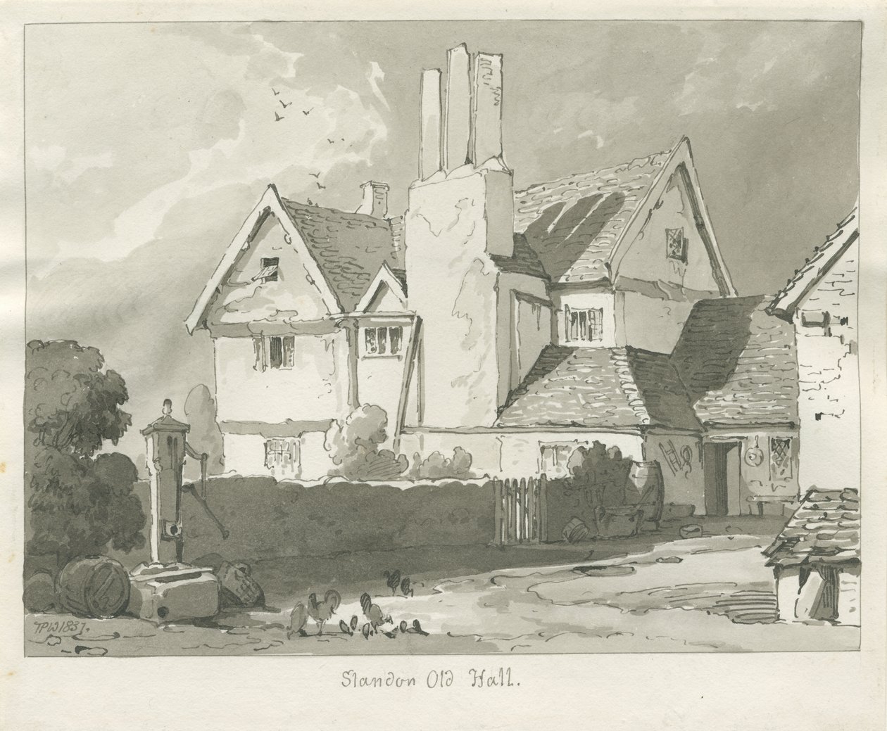 Standon Hall door Thomas Peploe Wood