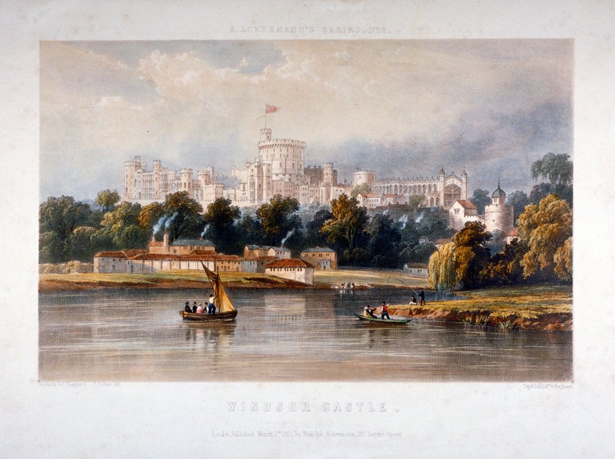 Windsor Castle, Berkshire door Thomas Picken