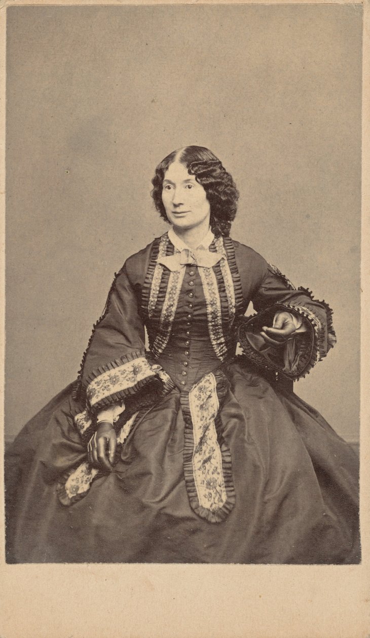 Laura Keene,ca. 1863 (foto) door Thomas Rice Burnham