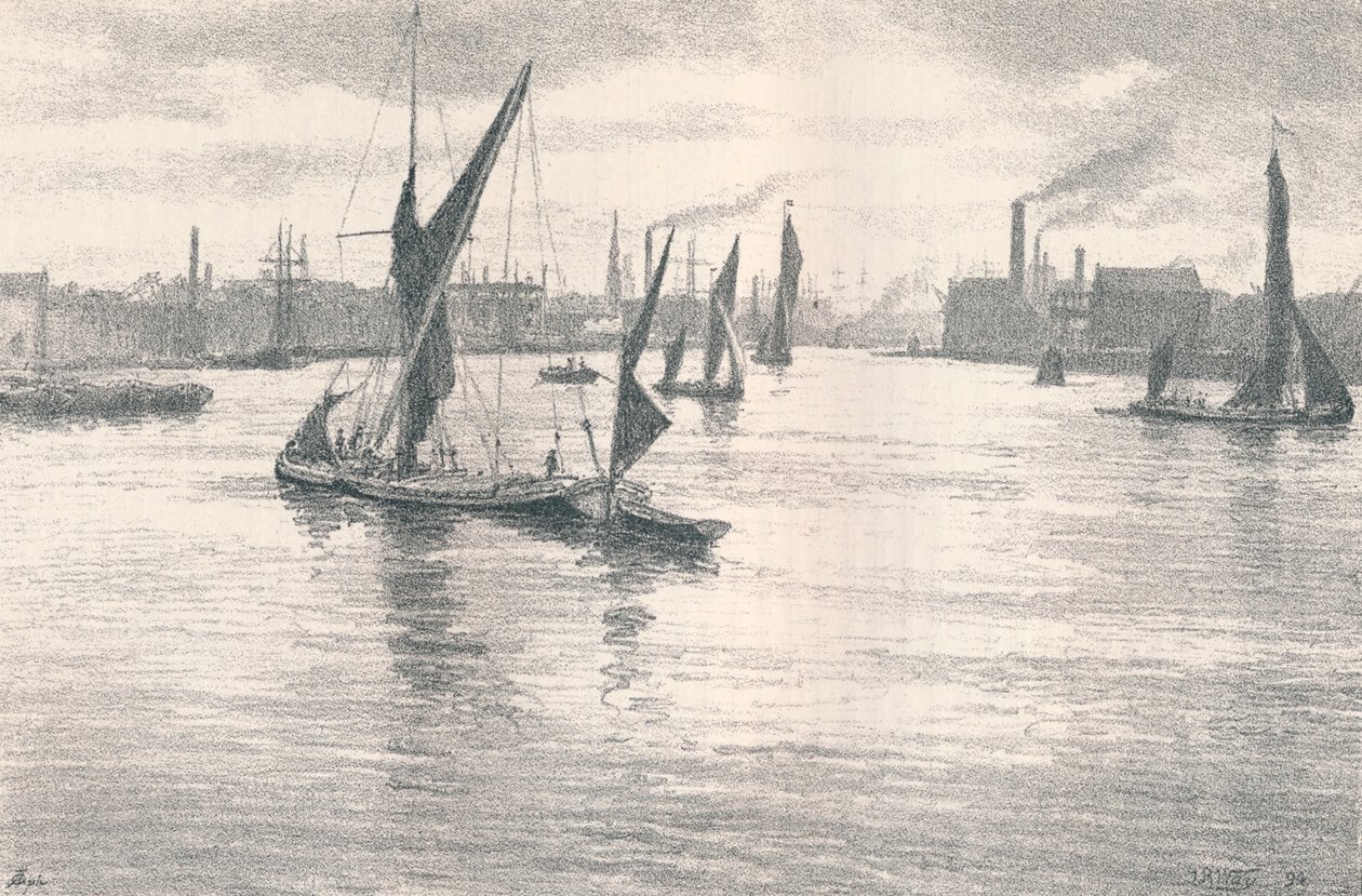 De Lagere Poel, 1898 door Thomas Robert Way
