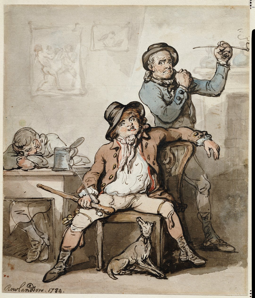 Een paar schurken, 1789 door Thomas Rowlandson