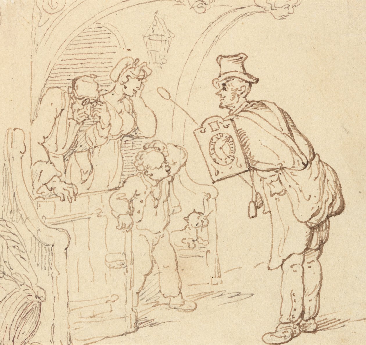 Albumtekening door Thomas Rowlandson