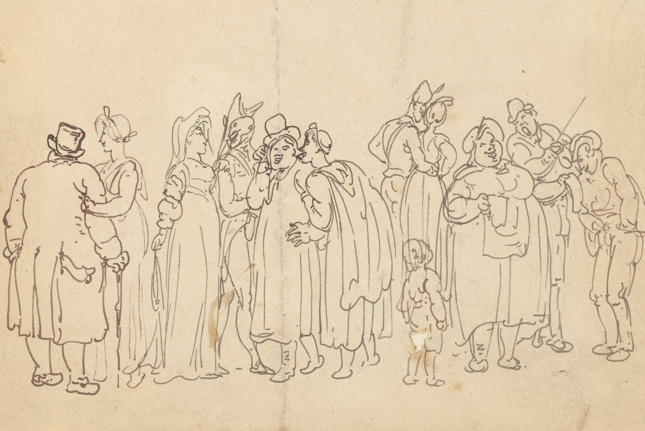 Albumtekening door Thomas Rowlandson