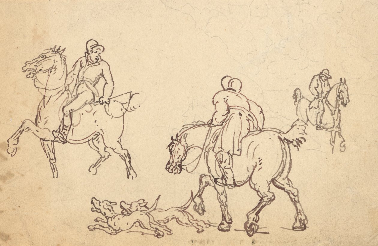 Albumtekening door Thomas Rowlandson