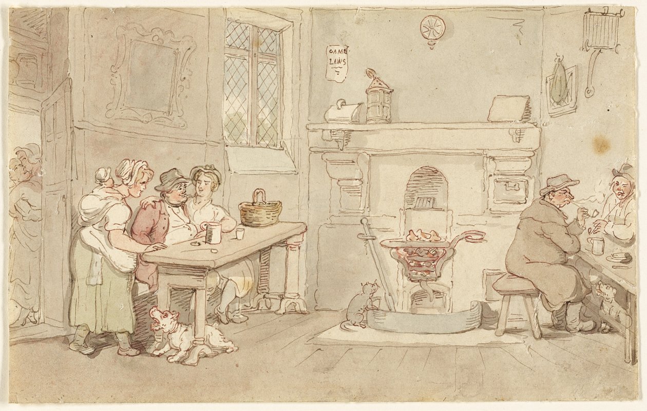 Bierhuis door Thomas Rowlandson