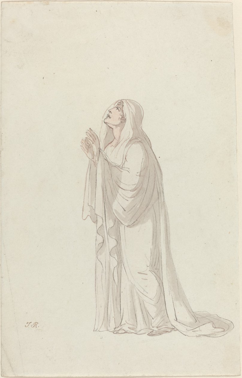 Antiek figuur door Thomas Rowlandson