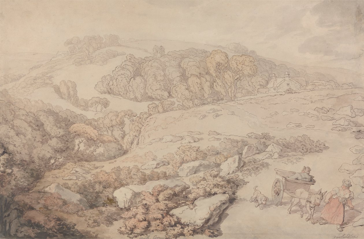 Bodmin Moor door Thomas Rowlandson