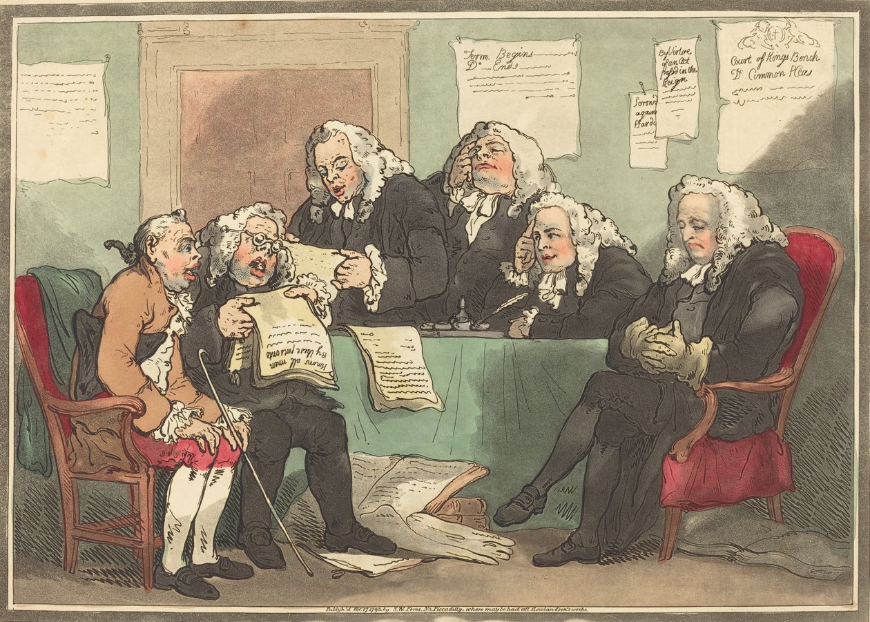 Ergernis, 1793 door Thomas Rowlandson