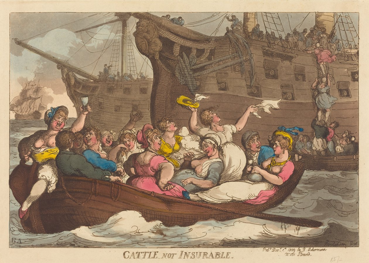 Vee Niet Verzekerbaar door Thomas Rowlandson